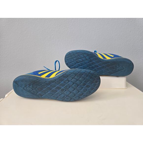 adidas Men’s Brasil Blue/Yellow Trainer US 9 Street Casual Bold Soccercore - Picture 7 of 8